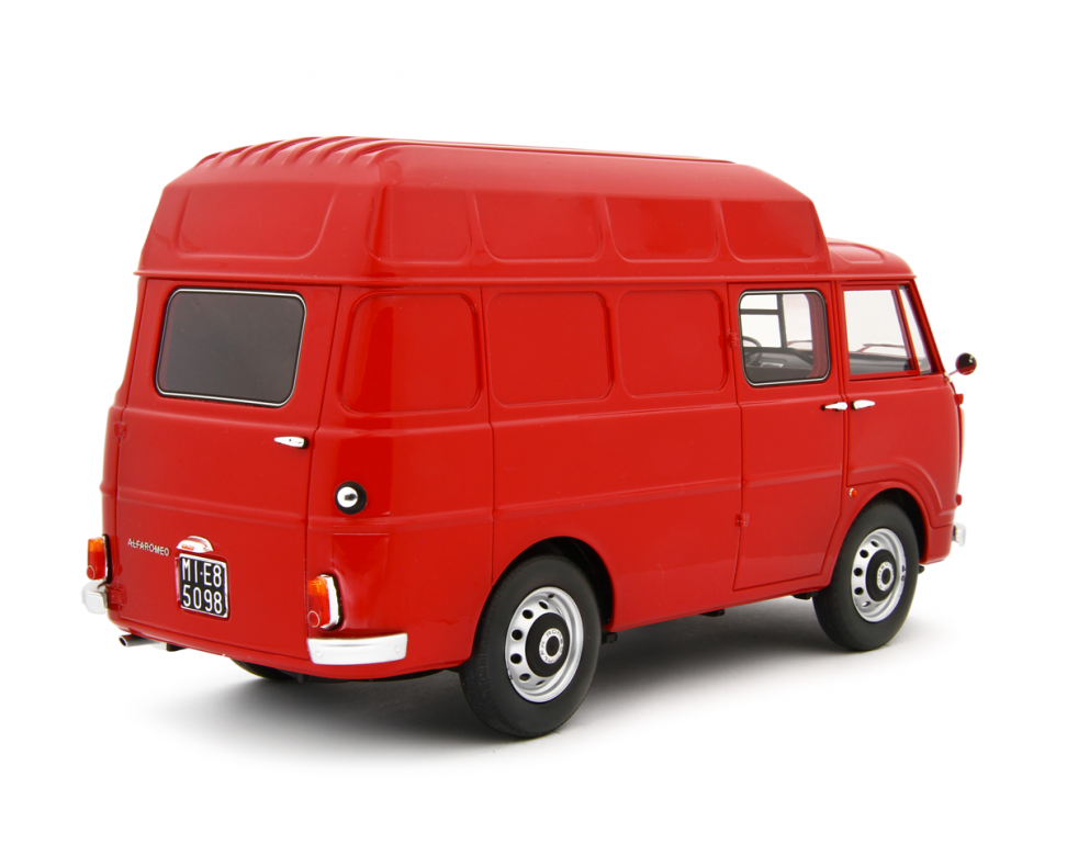 Alfa Romeo F12 Autocarro Tetto Sopralzato 1967 Rosso 1:18-2