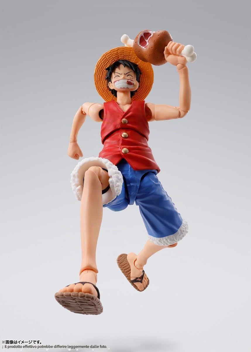One Piece Monkey D. Luffy Romance Dawn Shf Bandai-4