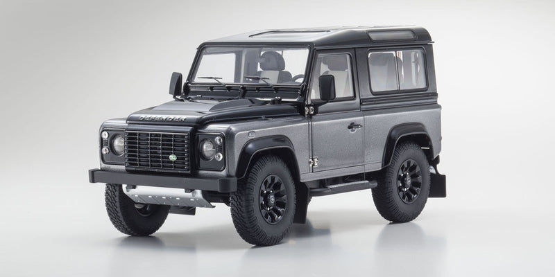 Land Rover Defender 90 Autobiography Corris Grey / Santorini Black 1:18 - 16641