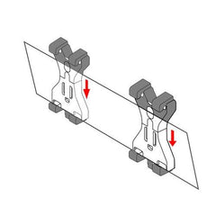 Clip-X Porta targa per rimorchi - 16724