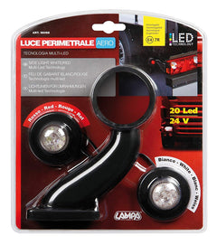 Luce perimetrale Led 24 V Bianco/Rosso Aero - 16750