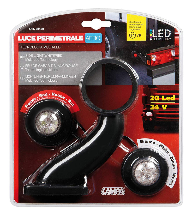 Luce perimetrale Led 24 V Bianco/Rosso Aero - 16750