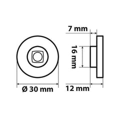 Coppia di 1 luci a Led 24V - Blu B-1 - 16771