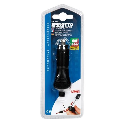 Spina accendisigari con attacco rapido 12/24V - 16818