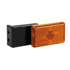 Luce ingombro con catarinfrangente e staffa 12/24V Ambra - 16825