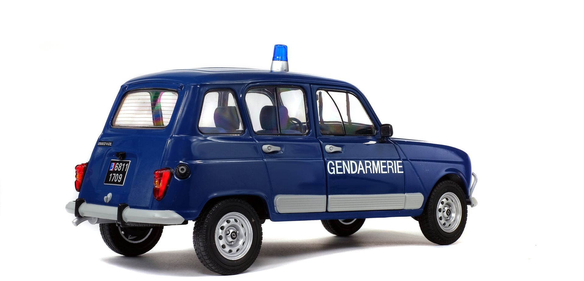Renault 4L GTL Gendarmerie 1978 Bleu Gendarmerie 1:18-5