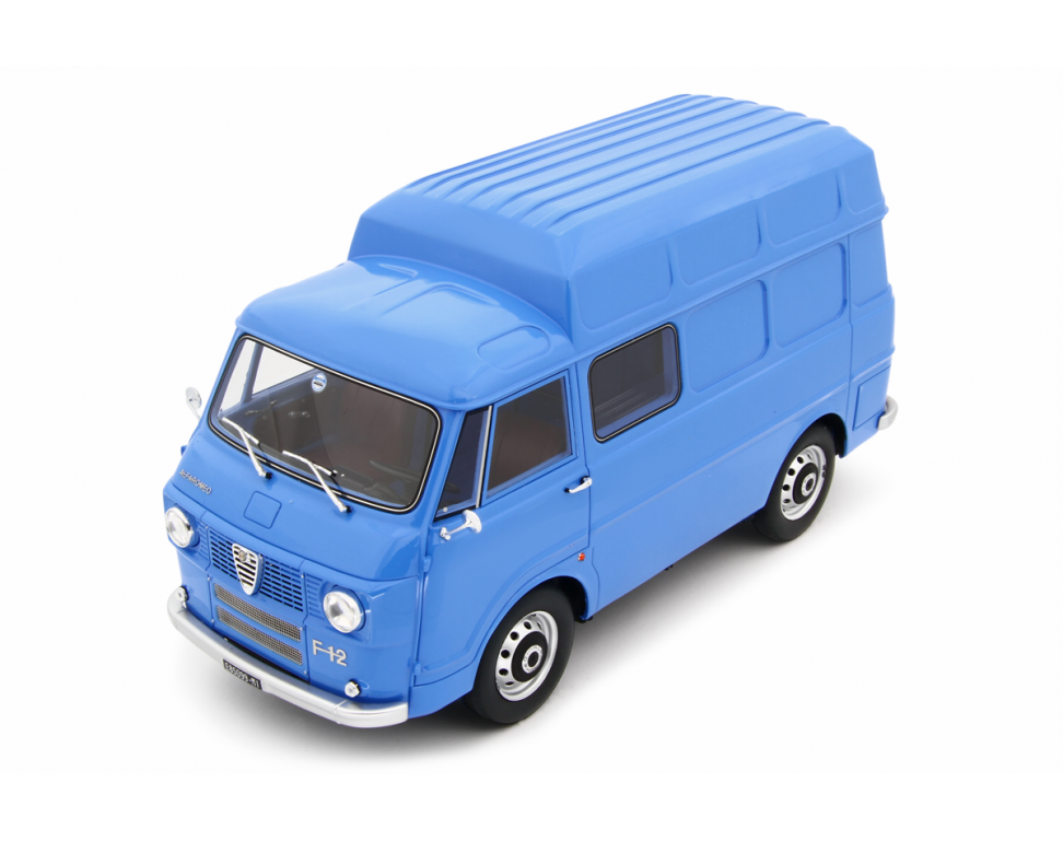 Alfa Romeo F12 Autocarro Tetto Sopralzato 1967 Blu 1:18-5