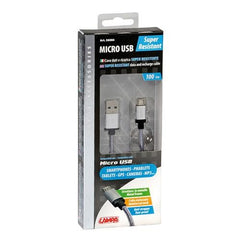 Cavo rinforzato Usb Micro Usb 100 cm Nero - 17211