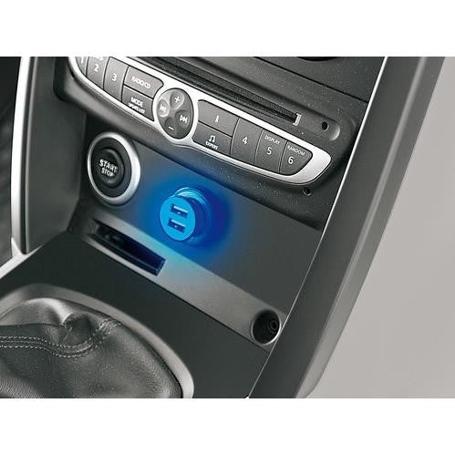 Caricabatteria 2 porte Usb 2500 mA 12/24V - 17219