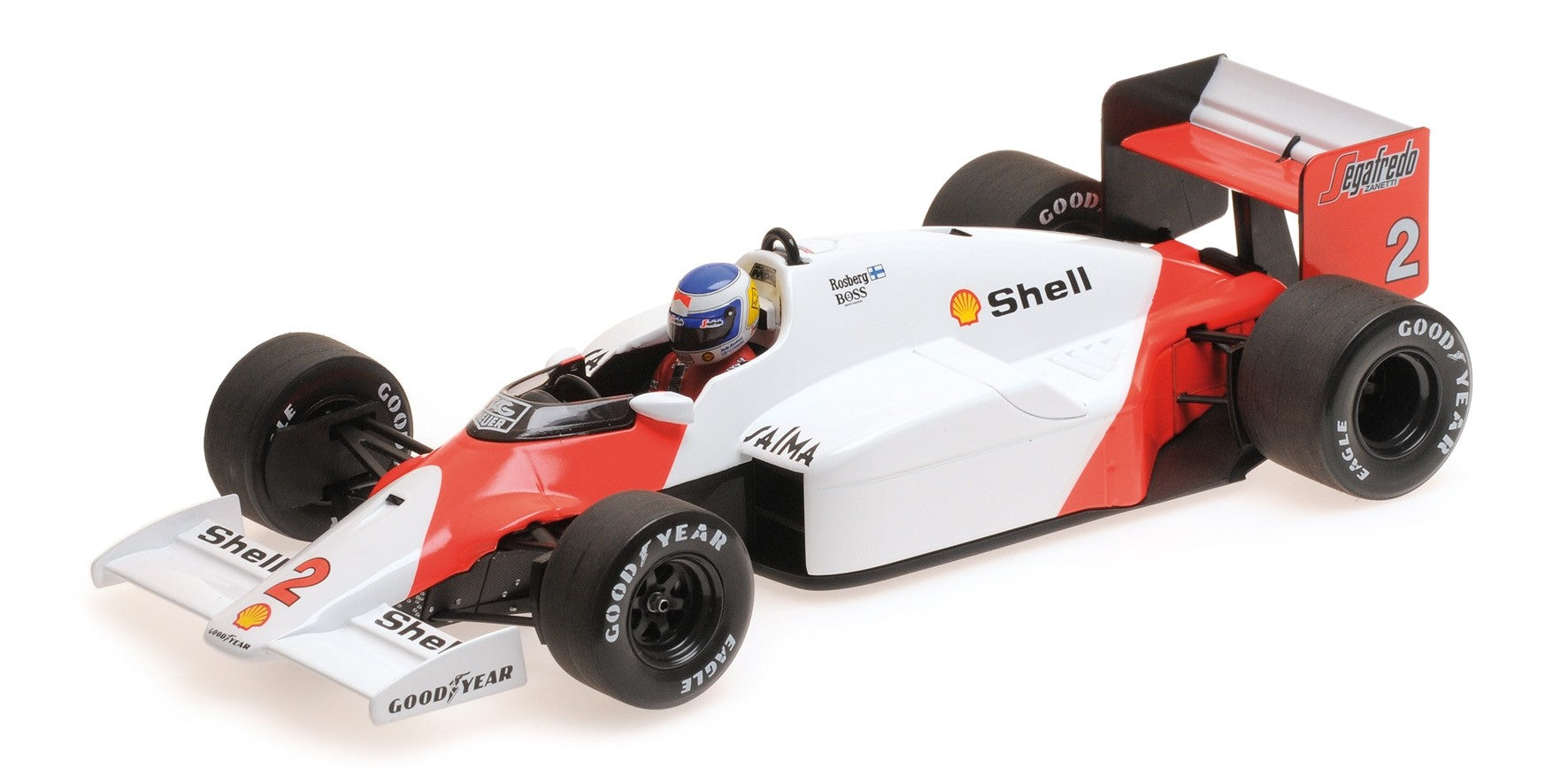 McLaren Tag Turbo MP4/2C f1 1986 Keke Rosberg 1:18 - 17246