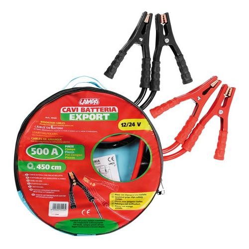 Cavi batteria Export 12/24V 450 cm 500A - 17251