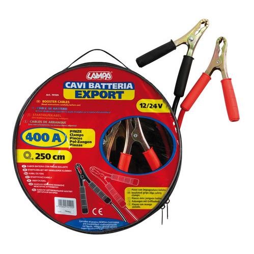 Cavi batteria Export 12/24V 250 cm 400A - 17263