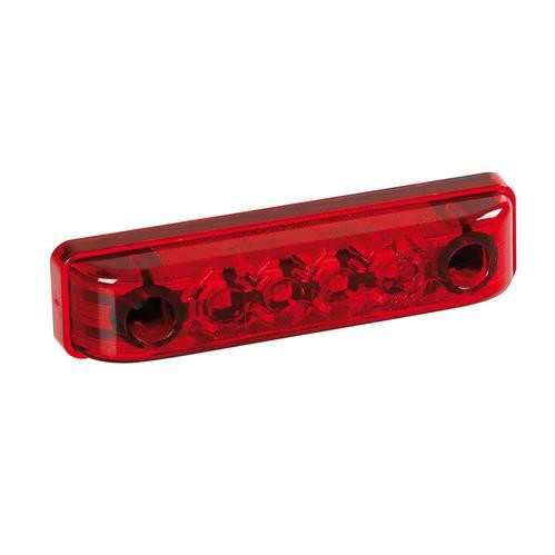Luce Ingombro PR-10 a 4 Led 24V Rosso - 17456