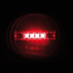Luce Ingombro PR-10 a 4 Led 24V Rosso - 17458