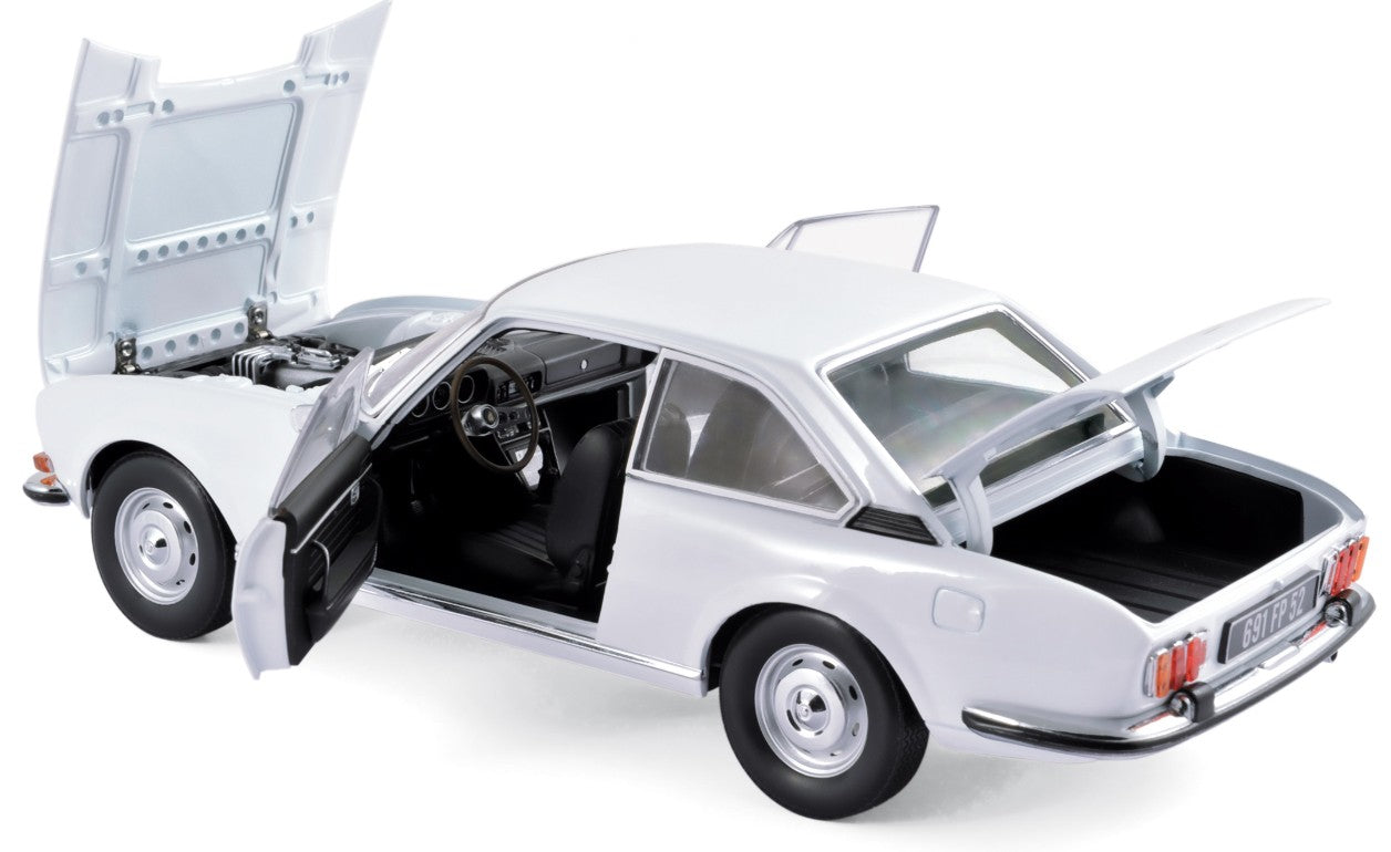 Peugeot 504 Coupé 1969 Arosa White 1:18 - 17508