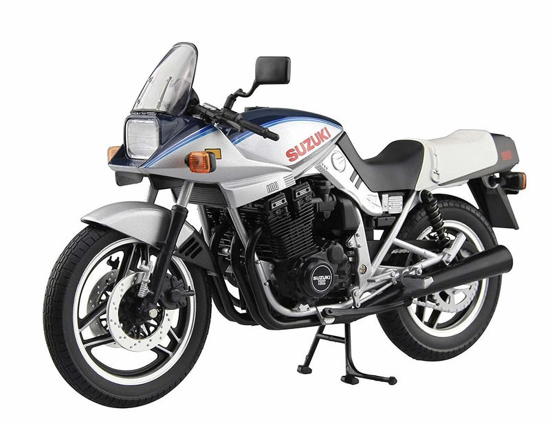 Suzuki GSX 1100S Katana 1980 Silver Blue 1:12-2