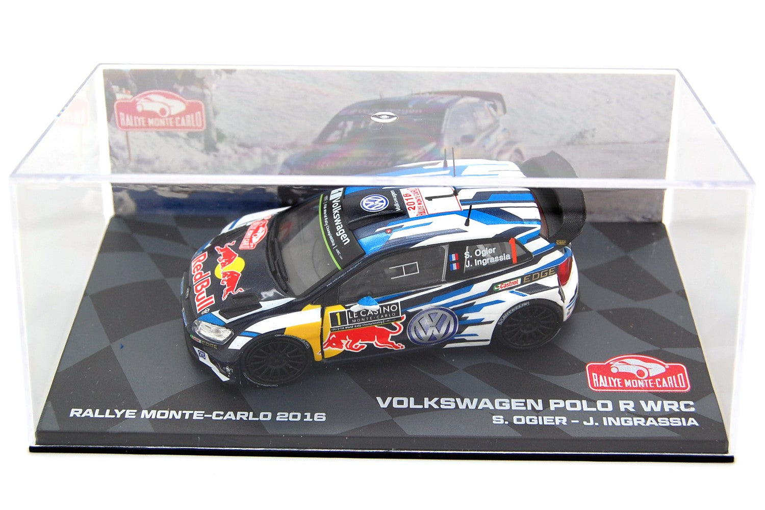 Volkswagen Polo R Red Bull WRC Rally Monte Carlo 2016 S. Ogier - J. Ingrassia 1:43 - 18053