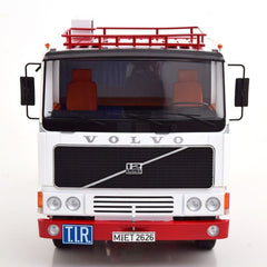 Volvo F12 1977 White - Red 1:18 - 18554