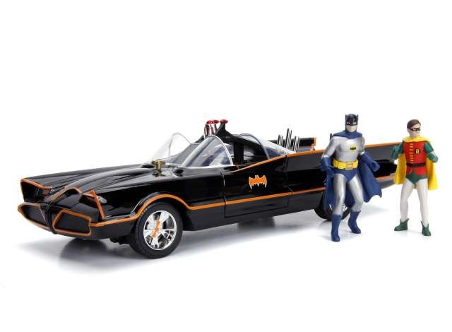 BATMOBILE 1966 with Batman & Robin Figure 1:18 - 18729