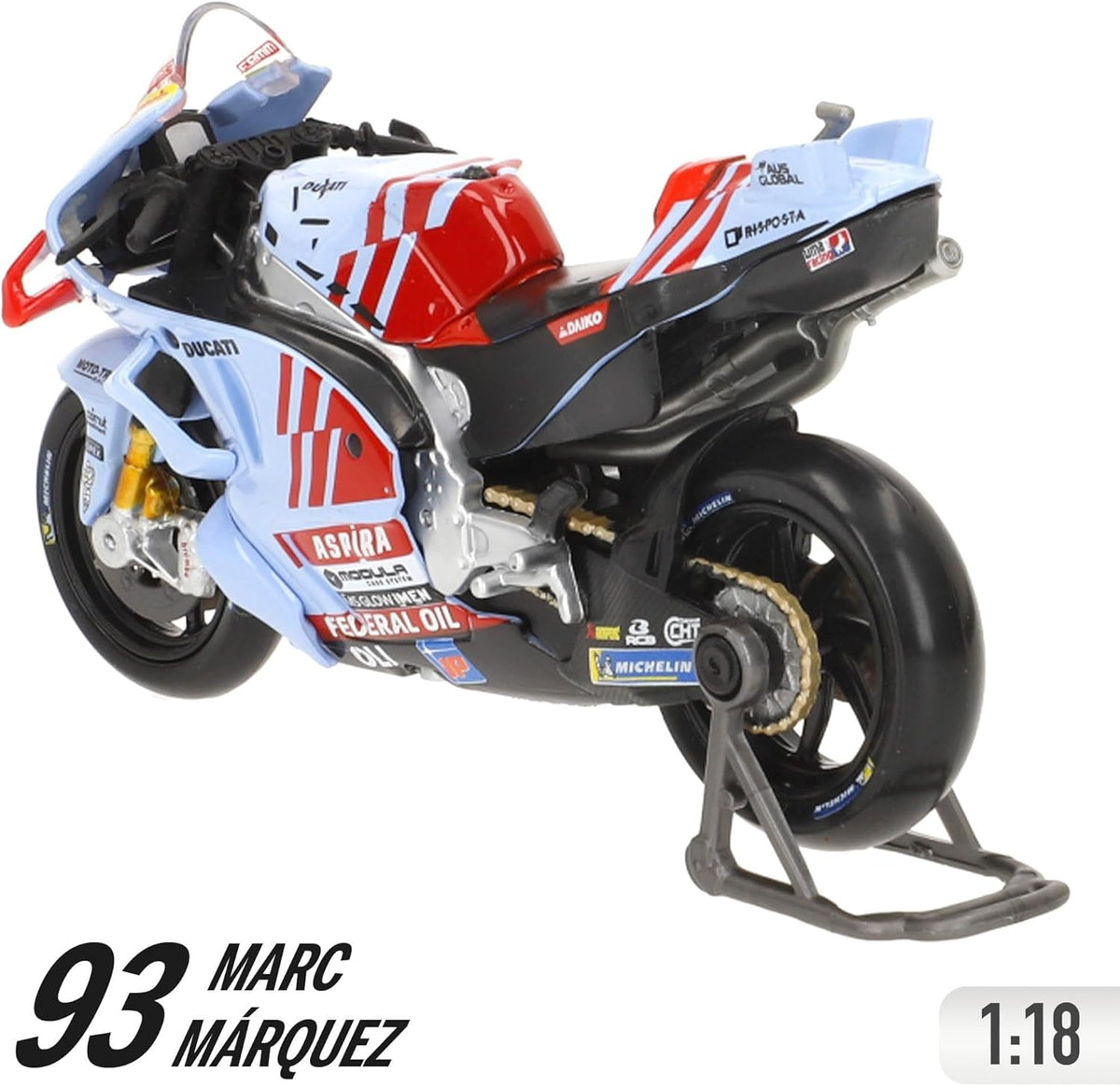 Ducati Desmosedici GP23 Gresini Racing MotoGp 2024 Marc Marquez 1:18-2