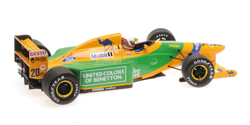 Benetton Ford B192 F1 1992 3rd British Gp Silverstone Martin Brundle 1:18 - 19475