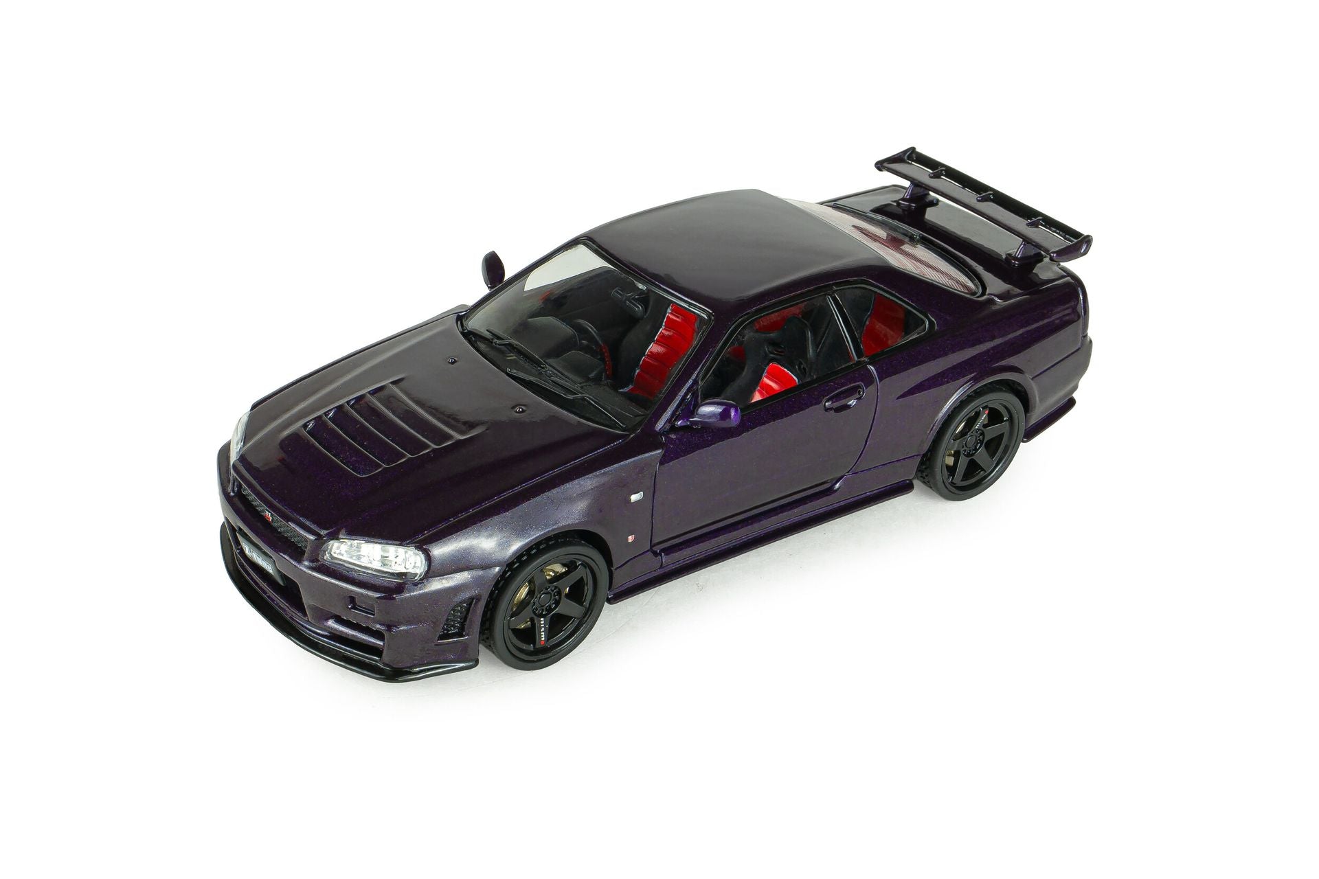 Nissan Skyline GT-R (BNR34) Nismo Parts 2025 purple 1:43-9