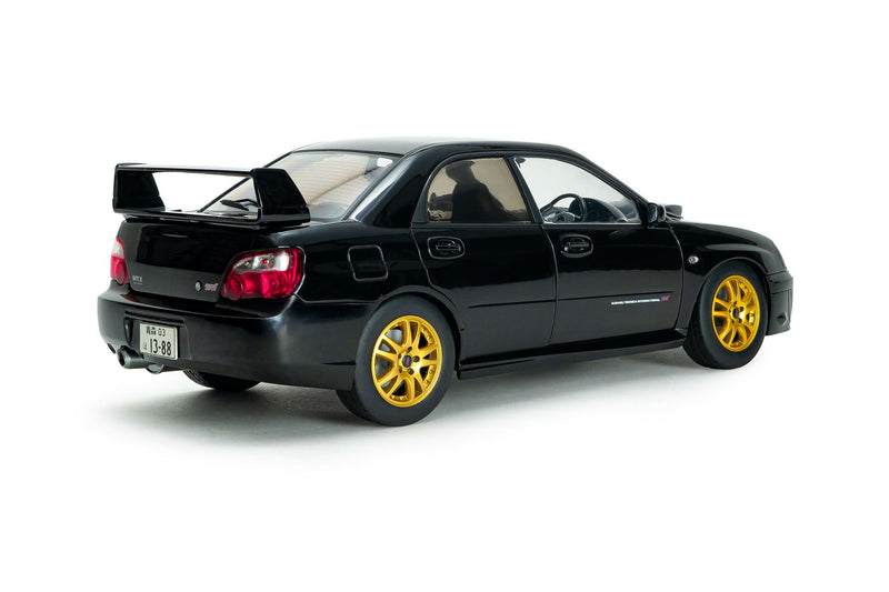 Subaru Impreza WRX STI 2004 pearl black 1:18-3