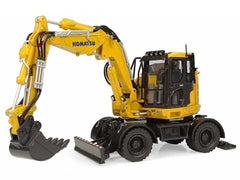 Komatsu PW138MR-11 Wheeled Excavator Yellow 1:50-1