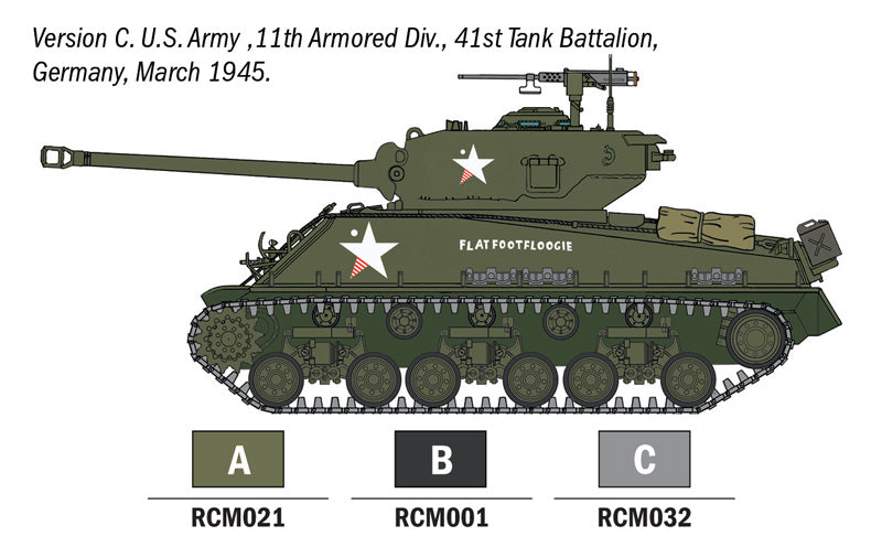 Sherman M4A3E8 Fury Starter Set Kit 1:56-4