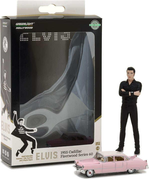 Cadillac Fleetwood 1955 Series 60 1:64 with Elvis 1:18 - 20525