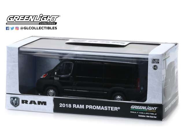 Ram ProMaster 2500 Cargo High Roof 2018 brilliant black 1:43 - 20549
