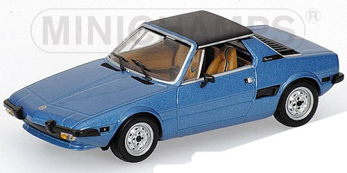 Fiat X1/9 Yellow 1974 Blue Metallic 1:43 - 20801