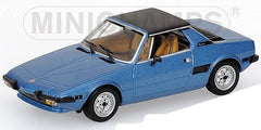 Fiat X1/9 Yellow 1974 Blue Metallic 1:43 - 20801