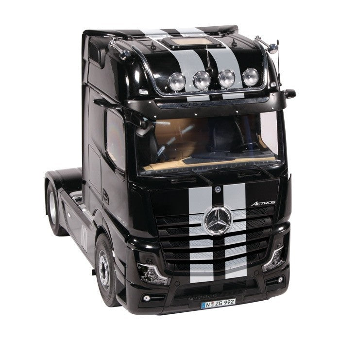 Mercedes-Benz Actros 2 1863 Gigaspace 2018 4*2 black with stripes 1:18 - 21394