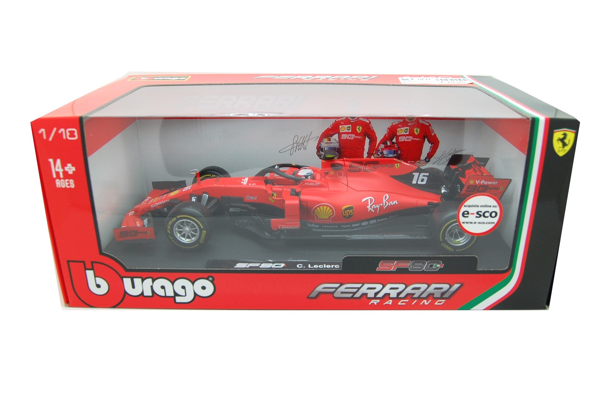 Ferrari F1 2019 SF90 Charles Leclerc 1:18 - 21636