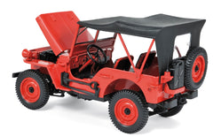 Jeep Willys 1942 Red 1:18 - 21697