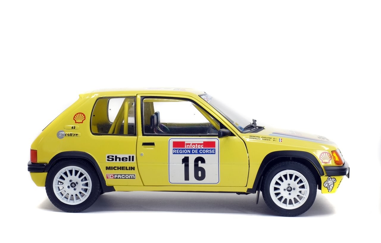 Peugeot 205 Rallye "Tour De Course 1990" Doenlen - Merciol 1:18 - 22737