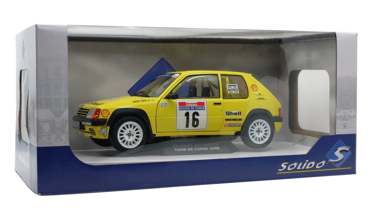 Peugeot 205 Rallye "Tour De Course 1990" Doenlen - Merciol 1:18 - 22741