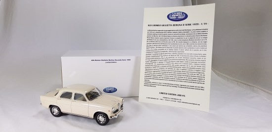 Alfa Romeo Giulietta 1959 Berlina II Serie Bianco 1:18 - 22762