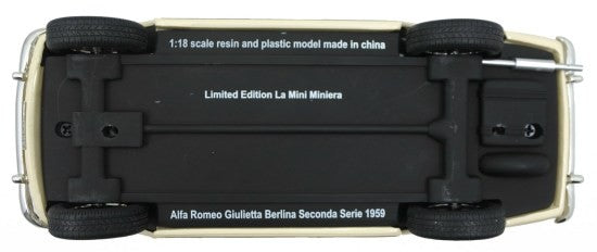 Alfa Romeo Giulietta 1959 Berlina II Serie Bianco 1:18 - 22764