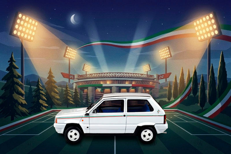 Fiat Panda 750L Notti Magiche Mondiali Italia '90 White 1:43-2