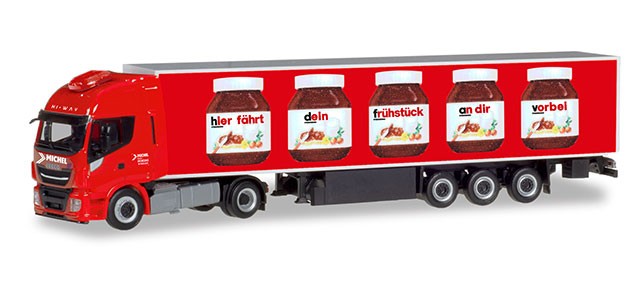 Iveco Stralis Hi-Way XP semirimorchio frigo krone "Nutella - Spedition Michel" 1:87 - 23062