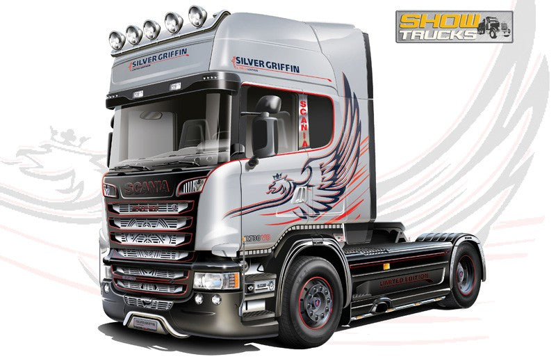 Scania R730 V8 Streamline “Silver Griffin” Kit 1:24 - 23662