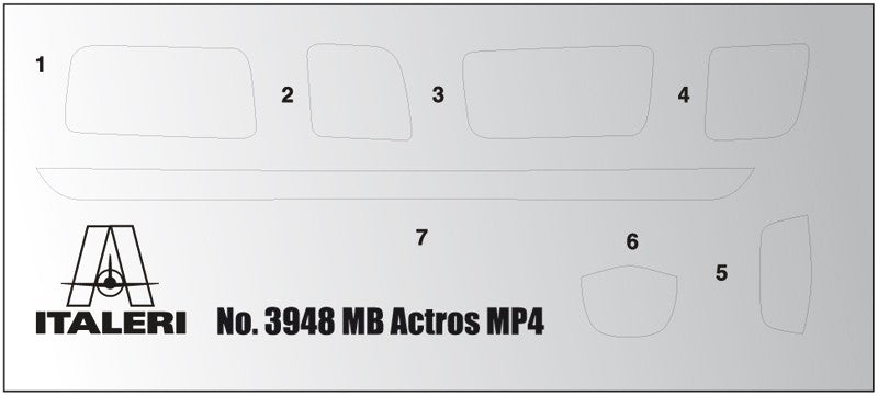 Mercedes-Benz Actros MP4 Big Space Kit 1:24 - 23774
