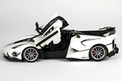 Ferrari FXX K 70 Final World Champion 2017 white stripes black 1:18 - 23849