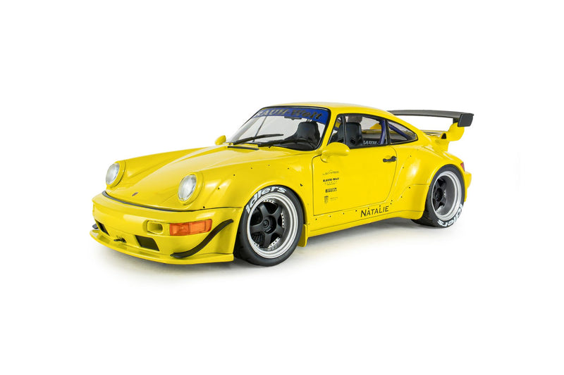 Porsche 911 (964) RWB Rauh-Welt "Natalie" 2023 yellow 1:18-2