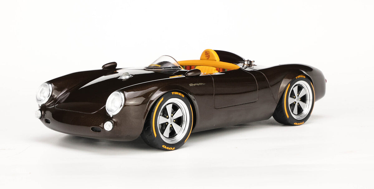 Porsche 550 Spyder 2019 S-Klub 550 By Slang500 JONSIBAL mesquite brown 1:18-1