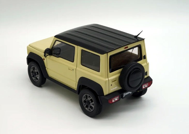 Suzuki Jimny JB74 2018 Chiffon Ovory Metallic - Black Top LHD 1:18 - 25151