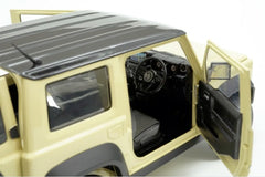 Suzuki Jimny JB74 2018 Chiffon Ovory Metallic - Black Top LHD 1:18 - 25152