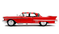 Cadillac Series 62 1958 dal film "A Nightmare on Elm Street" with Freddy Krueger Figure 1:24 - 25246